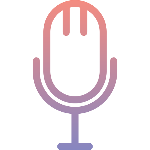 micrófono Generic Gradient icono