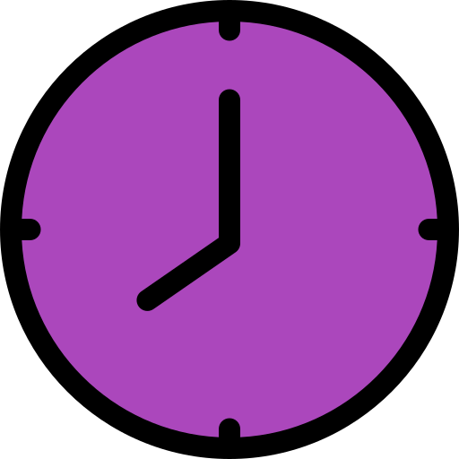 Clock Generic Outline Color icon