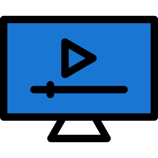 Video player Generic Outline Color icon