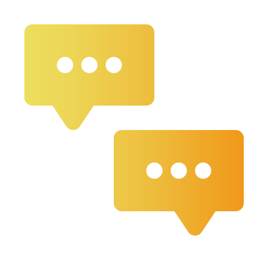 chat Generic Flat Gradient icono