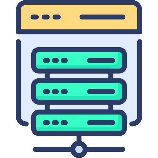 Web hosting Generic Outline Color icon