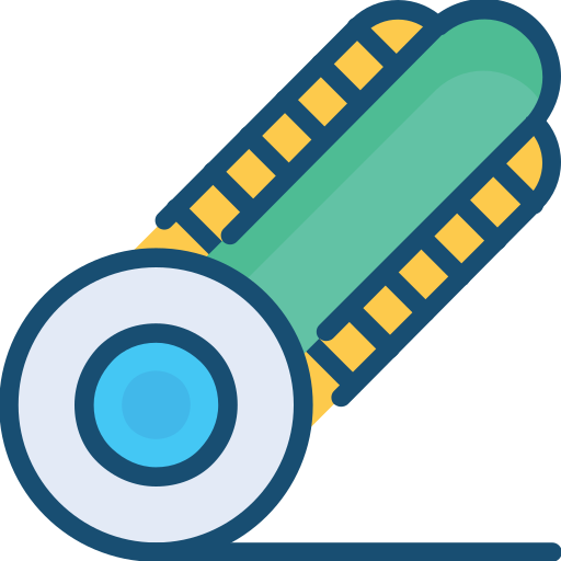 Rotary cutter Generic Outline Color icon