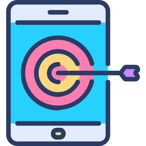 marketing mobile Generic Outline Color Icône