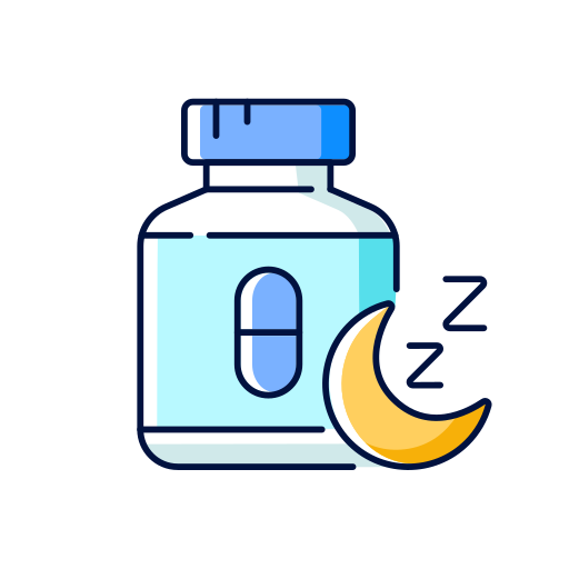 insomnio Generic Thin Outline Color icono