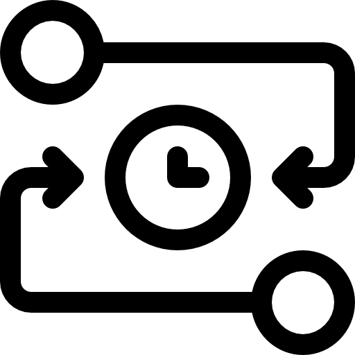 시간 관리 Basic Rounded Lineal icon