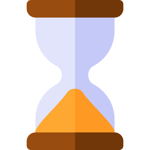 모래 시계 Basic Rounded Flat icon