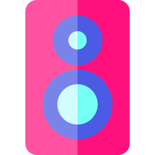 スピーカー Basic Rounded Flat icon