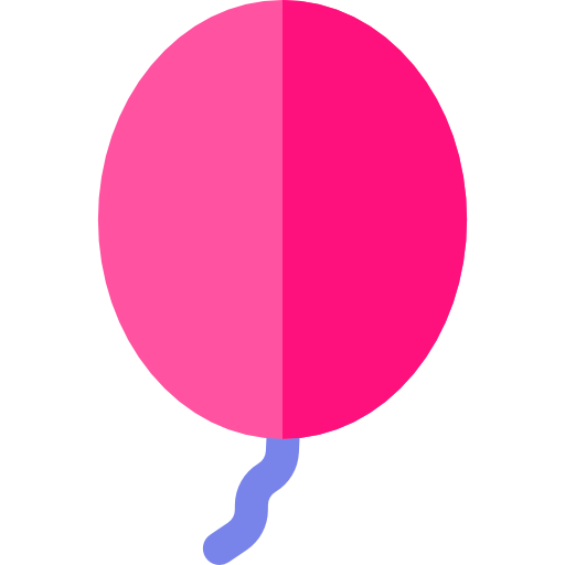 balão Basic Rounded Flat Ícone