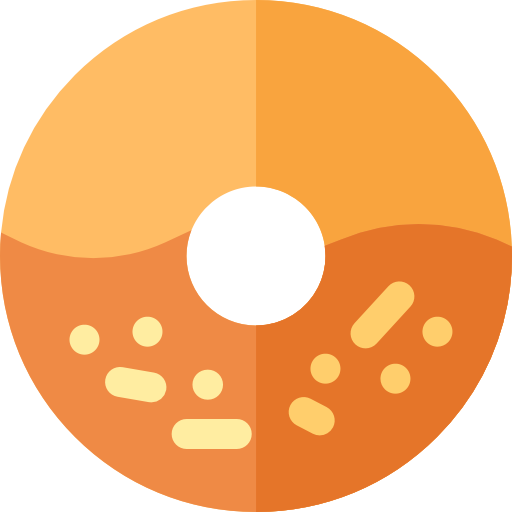 rosquillas Basic Rounded Flat icono