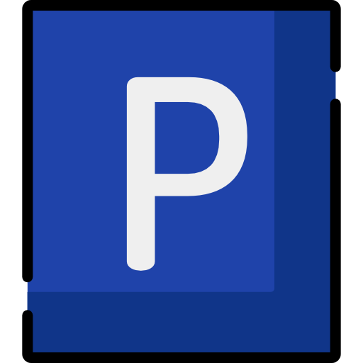 estacionamiento Special Lineal color icono