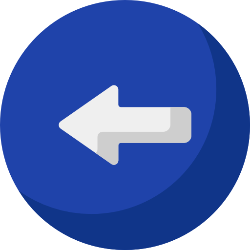 Turn left Special Flat icon