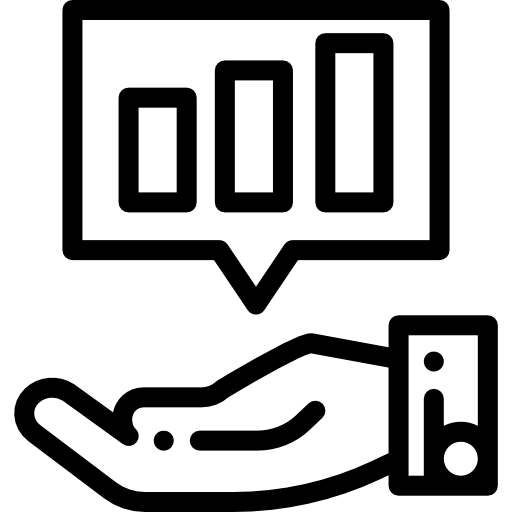 wzrost Detailed Rounded Lineal ikona