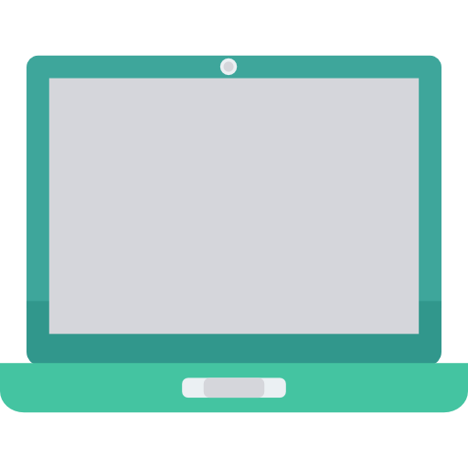 laptop Dinosoft Flat icoon