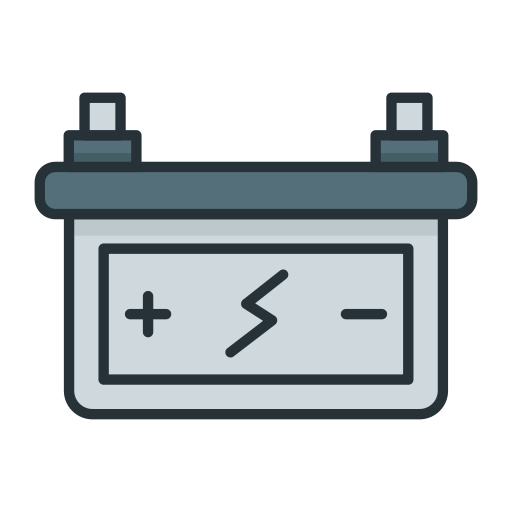 Ładowanie baterii Generic Outline Color ikona