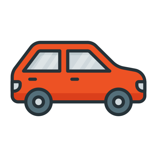 coche Generic Outline Color icono