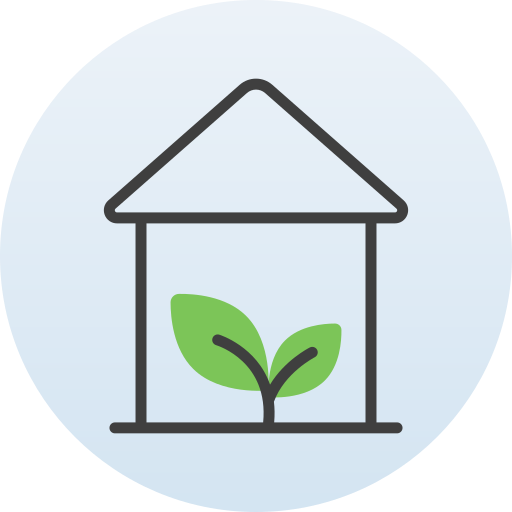 Green house Generic Circular icon