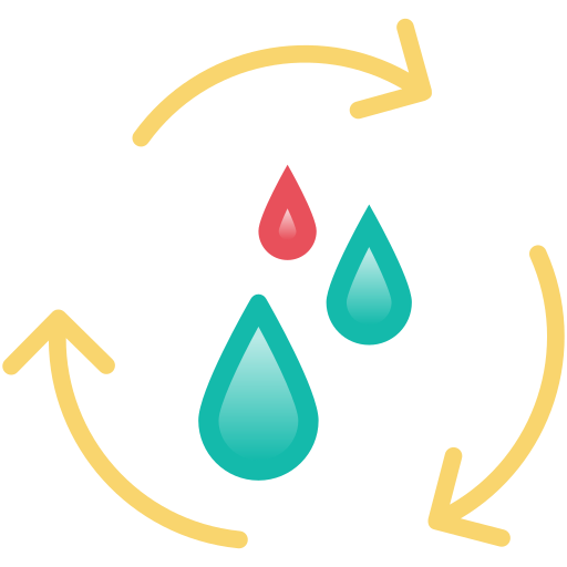 ciclo dell'acqua Generic Lineal Color Gradient icona