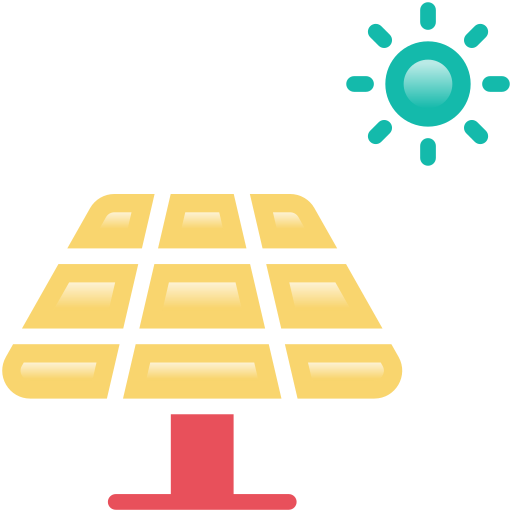 energia słoneczna Generic Lineal Color Gradient ikona