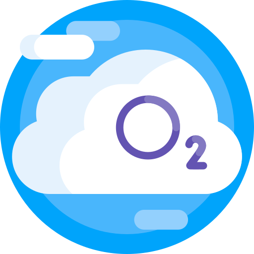 O2 Detailed Flat Circular Flat icon