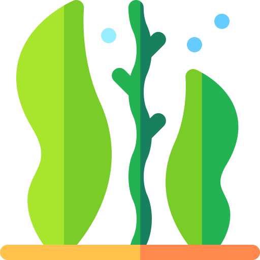 藻類 Basic Rounded Flat icon
