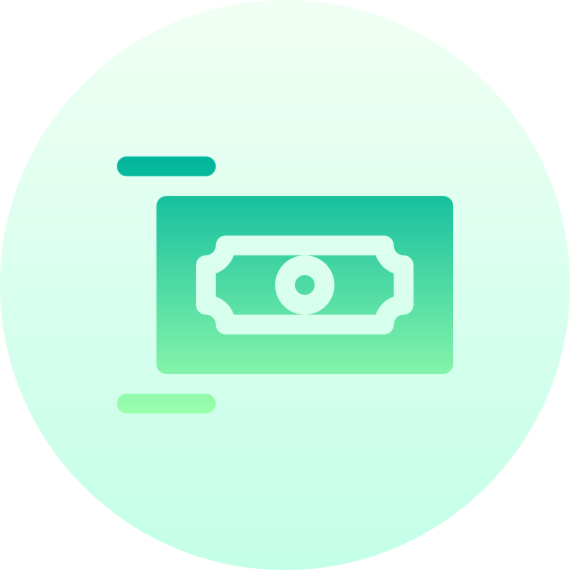 Money Basic Gradient Circular icon