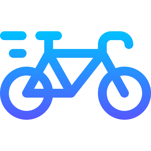 bicicleta Basic Gradient Lineal color icono