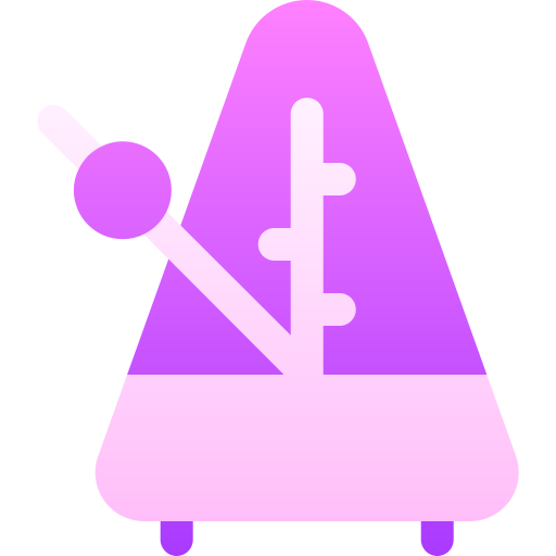 metronomo Basic Gradient Gradient icona