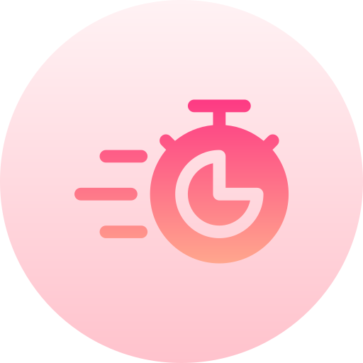 stopwatch Basic Gradient Circular icoon