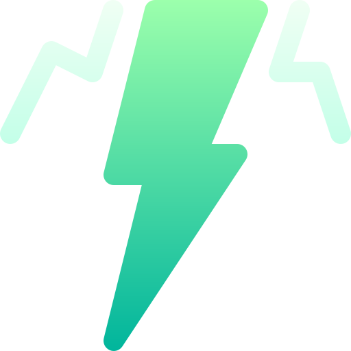 Thunder Basic Gradient Gradient icon