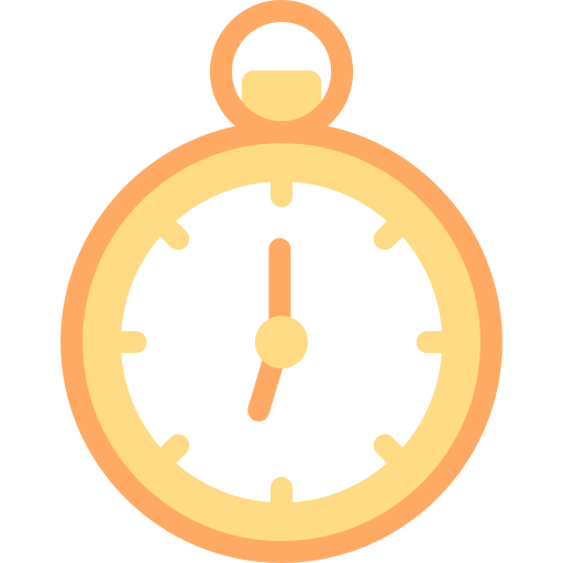 reloj de bolsillo Detailed color Lineal color icono