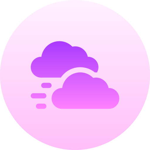 nuvola Basic Gradient Circular icona