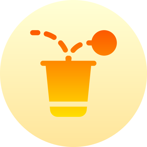 piwny ping-pong Basic Gradient Circular ikona