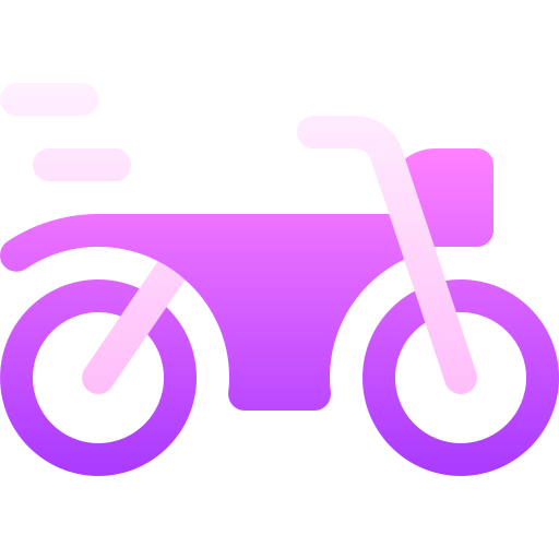 Motorcycle Basic Gradient Gradient icon