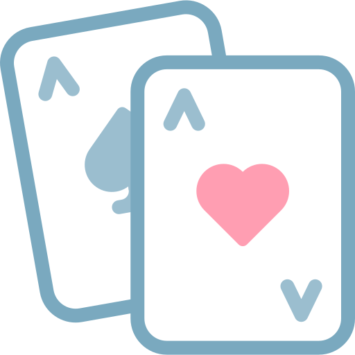 poker kaarten Detailed color Lineal color icoon
