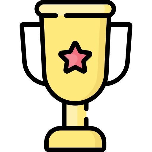 Trophy Special Lineal color icon