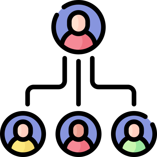 hierarchia Special Lineal color ikona