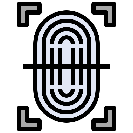 escáner de dedo Surang Lineal Color icono