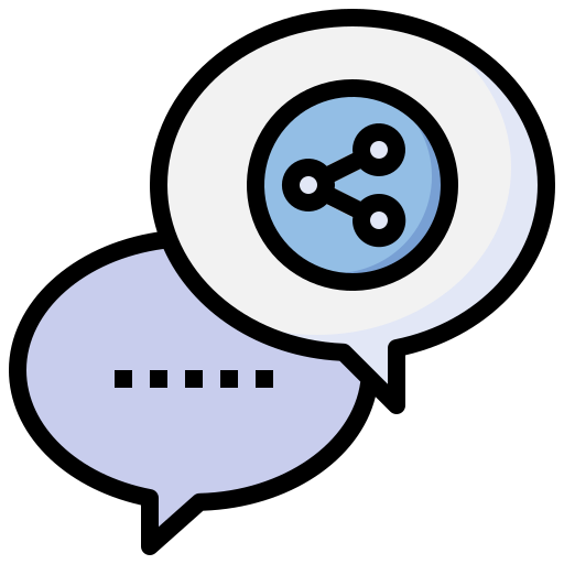 Speech bubble Surang Lineal Color icon