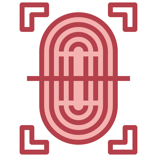escáner de dedo Surang Red icono