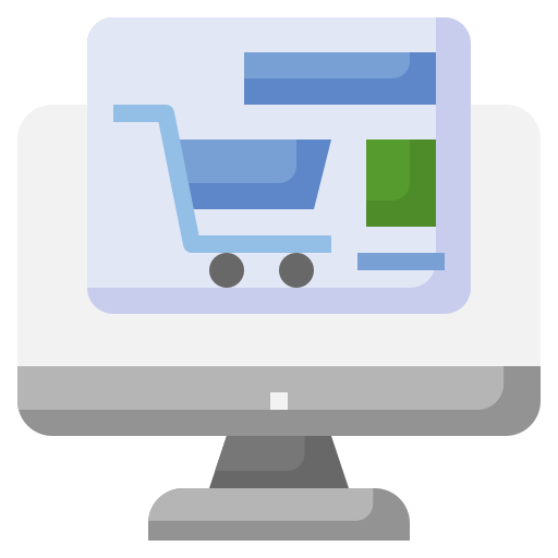 Online shopping Surang Flat icon