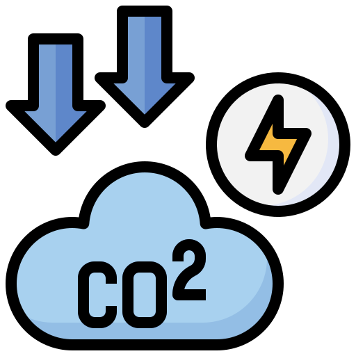 Co2 Surang Lineal Color icon