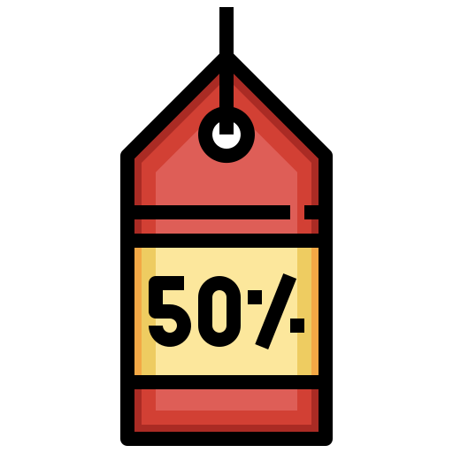 50パーセント Surang Lineal Color icon