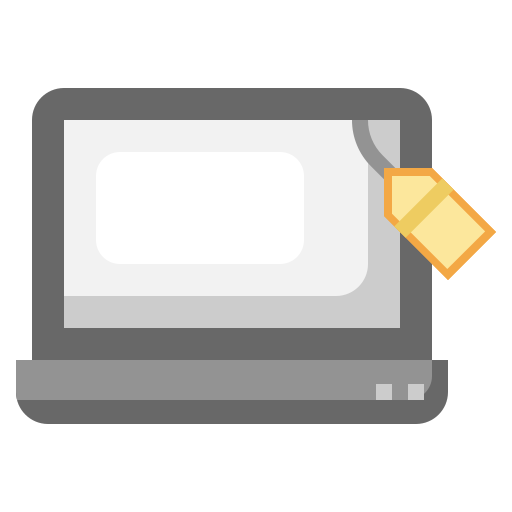 Laptop Surang Flat icon