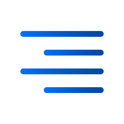 allineare Generic Gradient icona