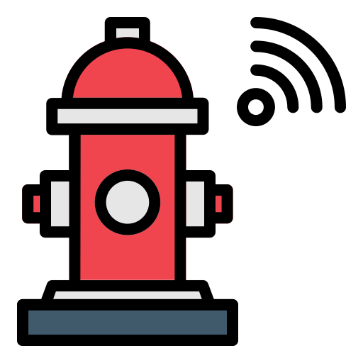 Hydrant Generic Outline Color icon