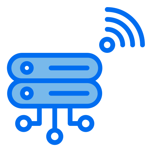 Server Generic Blue icon