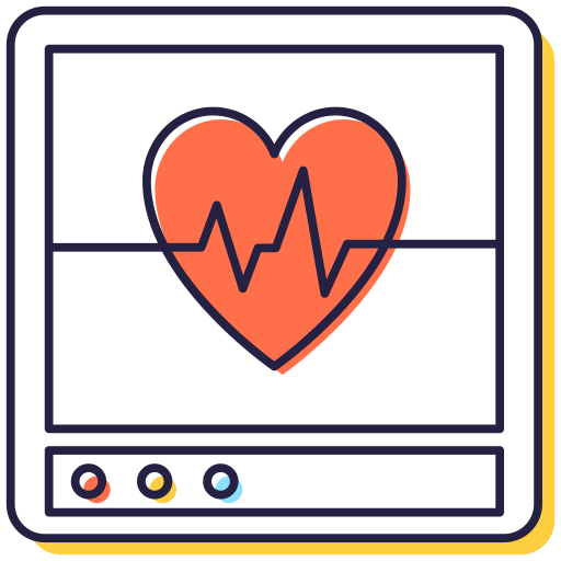 Cardiogram Generic Color Omission icon