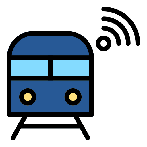 tren Generic Outline Color icono