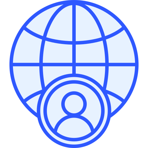 Network Generic Blue icon