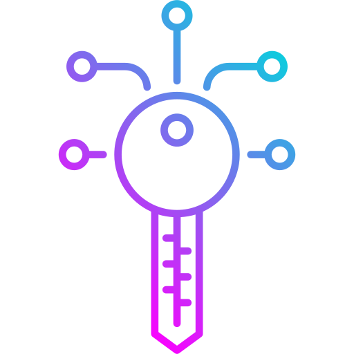 llave digital Generic Gradient icono